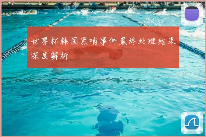 世界杯韩国黑哨事件最终处理结果深度解析
